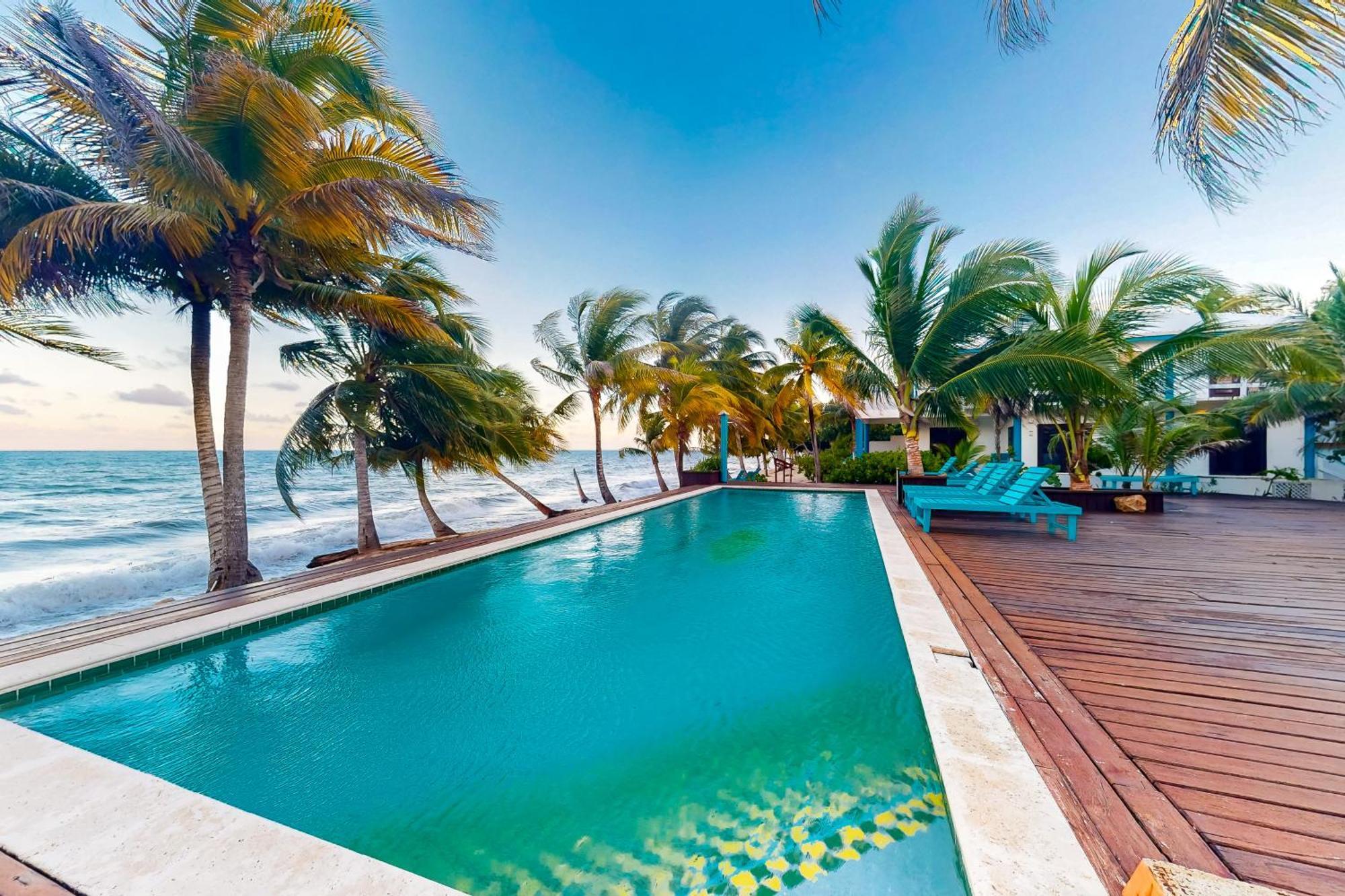 Beachside Villas Gold Standard Certified Placencia Ruang foto